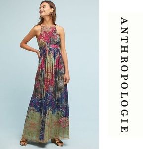Anthropologie Bhanuni by Jyoti Maxi Halter Dress
